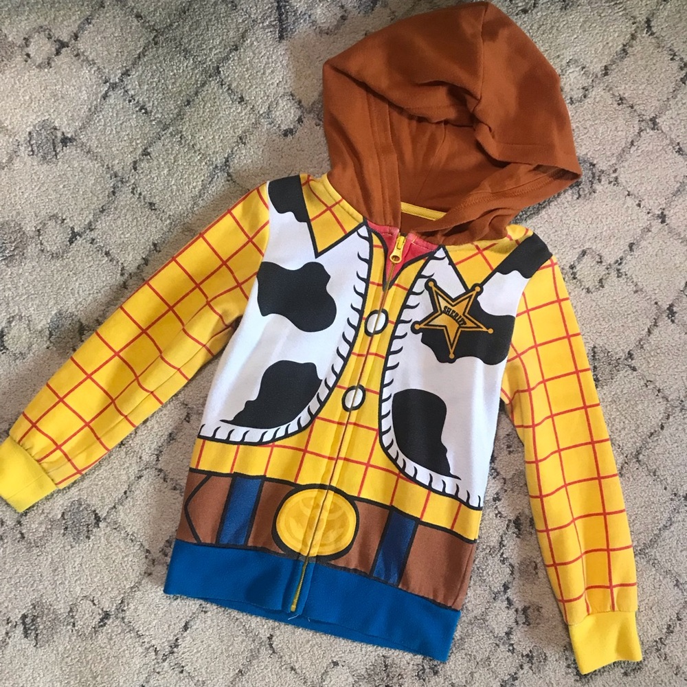 Disney Toy Story Woody Costume Zip Up Hoodie